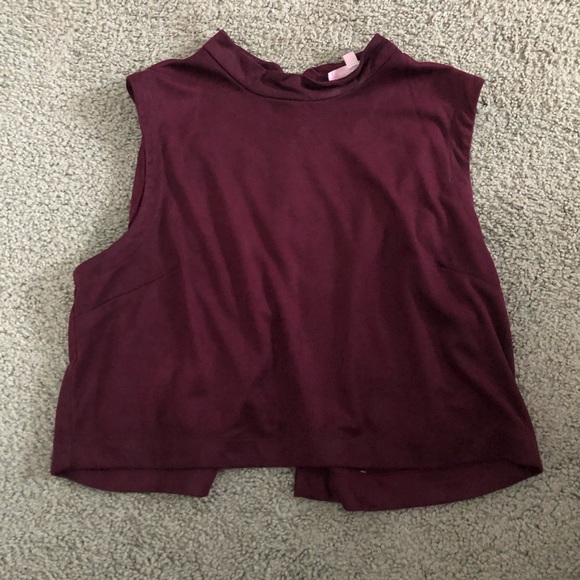 Cotton Candy LA red crop top - Picture 5 of 7